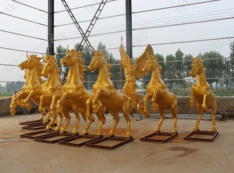 景觀銅馬雕塑，銅馬雕塑定制