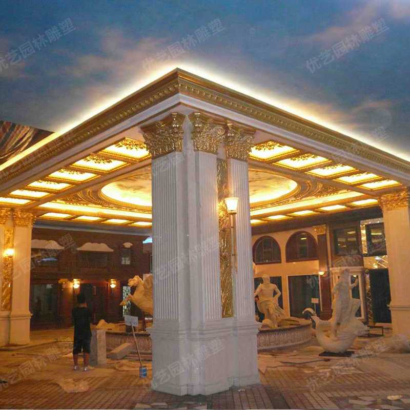 羅馬柱，室內(nèi)羅馬柱