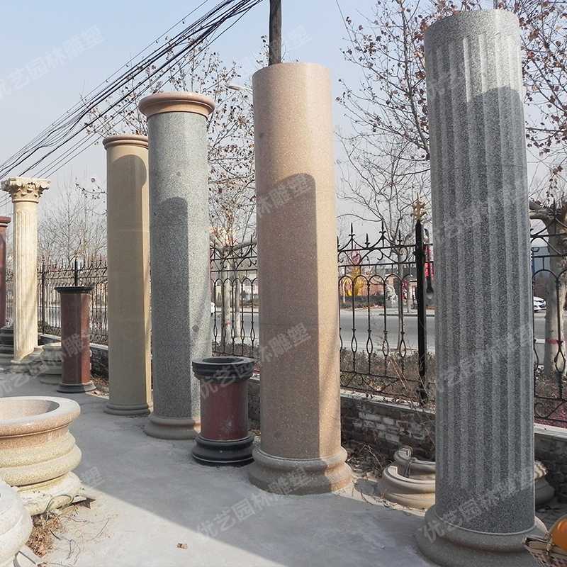 裝飾羅馬柱，石雕羅馬柱